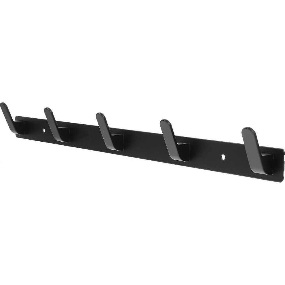 Kricely (As Show, One Size) Clothes Hook Wall Mount Coat Hook Rack Metal Hook Rail For Hat Keys Towel Robes