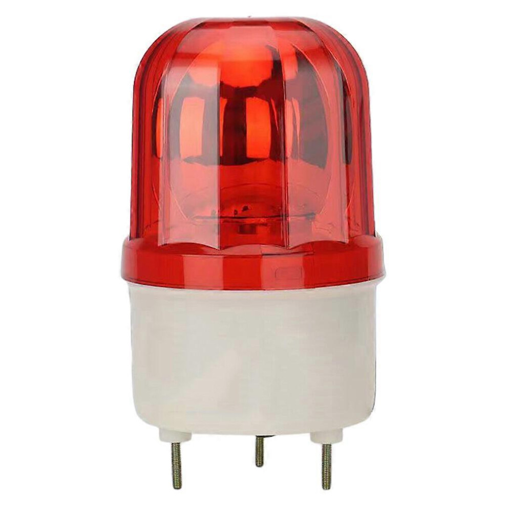 Kricely (As Show, One Size) Rotating Strobe Warning Light Revolving Warning Light Led Warning Lamp With Sound For Safety