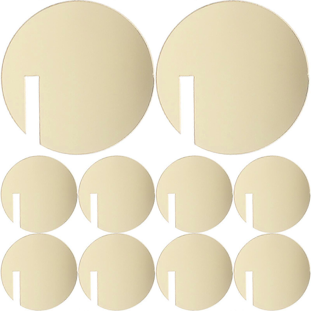 Kricely (As Show, One Size) 30Pcs Acrylic Circle Drink Tags Party Drink Tag Circles Acrylic Drink Tags For Party