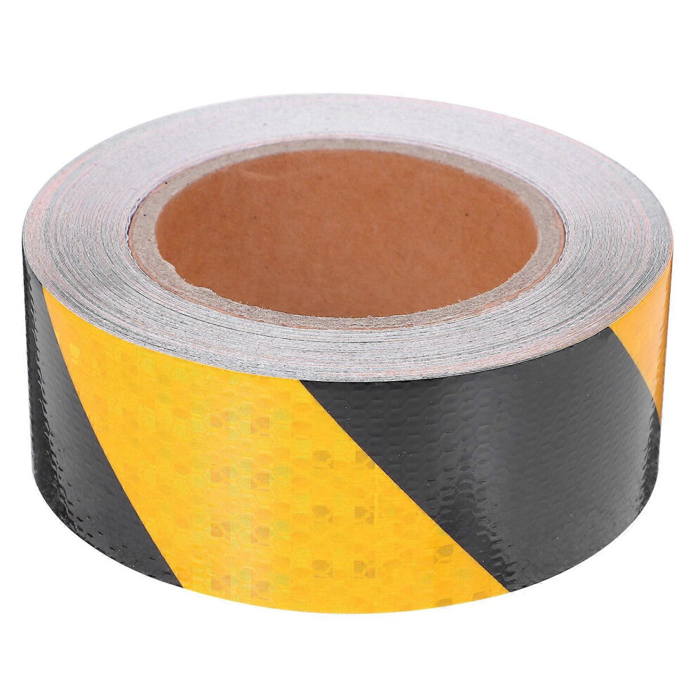 Kricely (As Show, One Size) 1 Roll Of Reflective Safety Tape Sticker Reflective Tape Decal Car Safety Reflective Decal