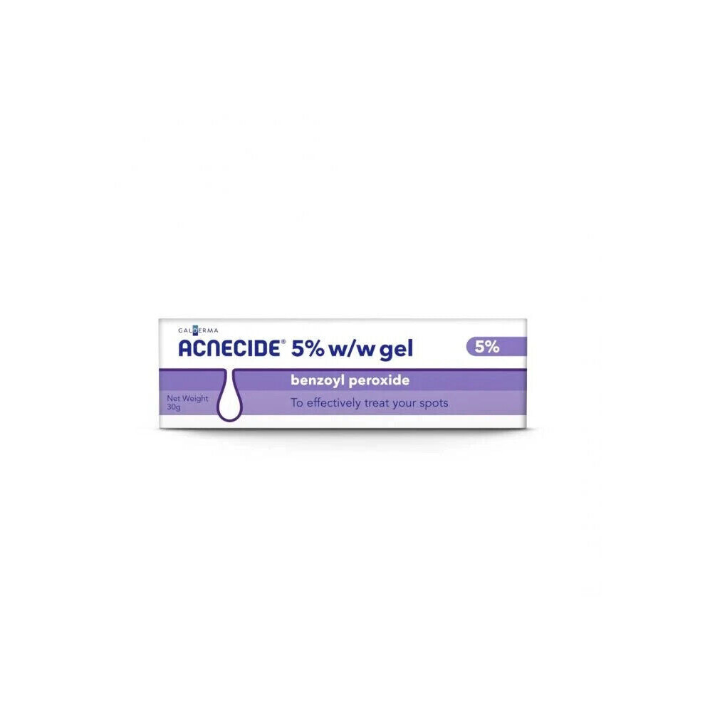 Acnecide 5% Gel - 30g | Effective Acne Treatment with Benzoyl Peroxide