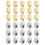 (As show, One size) 30Pcs Bright Fish Baits Sinking Fish Baits Lure Fish Lure Shining Fish Baits Fish Lure 1