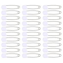 (As show, One size) 50 Pcs Diaper Pins Large Plastic Head Safety Pin Diapers Safety Pins Plastic Head Baby Pins Baby Safety Pins