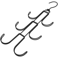 (As show, One size) Rotating Handbag Hanger Belt Hanger Closet Space Saving Hanger Scarf Holder
