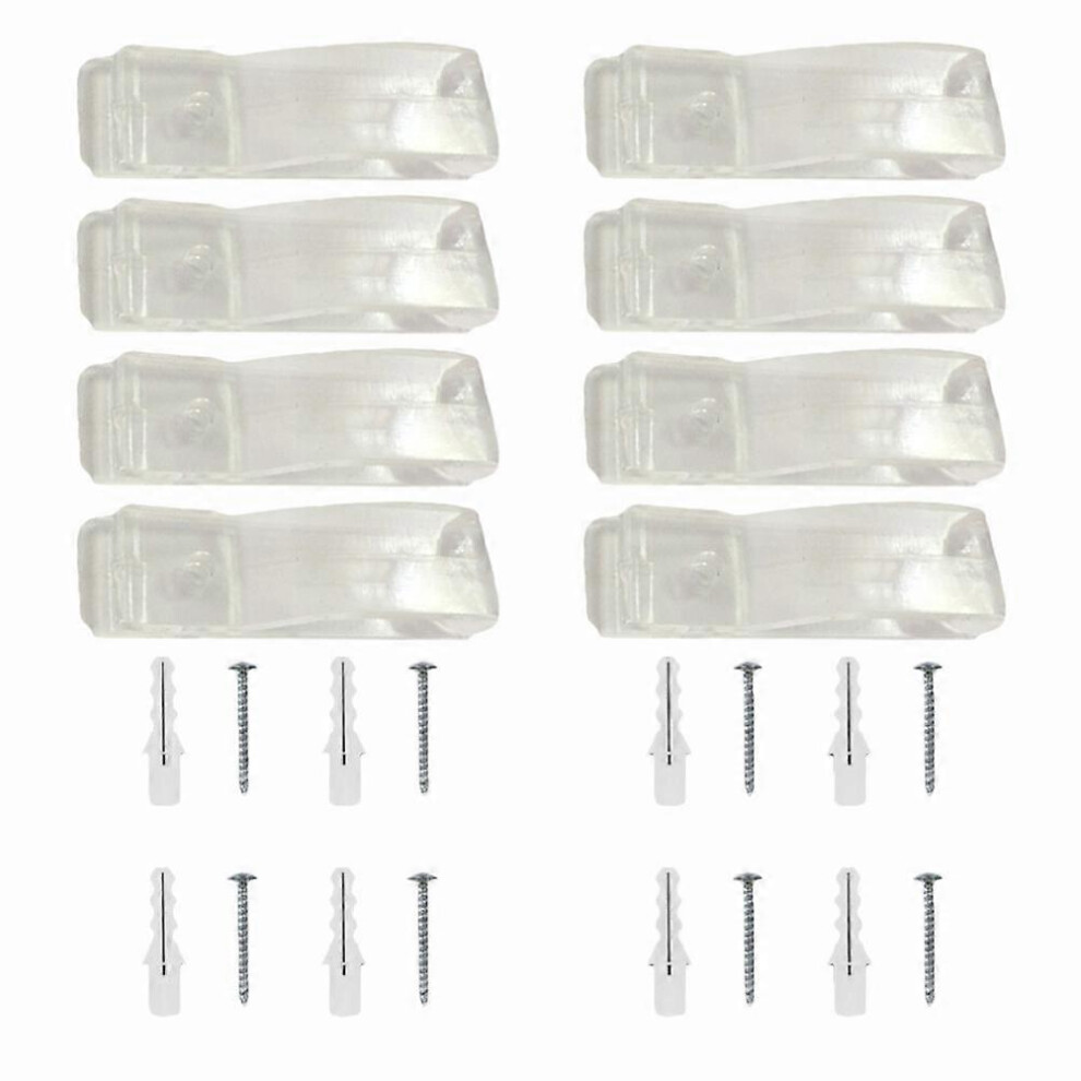 (As Show, One Size) 2 Set Transparent Curtains Curtain Clear P Clip Blinds Roller Shade Blind Clip Kids Safety Clips Wrezatro