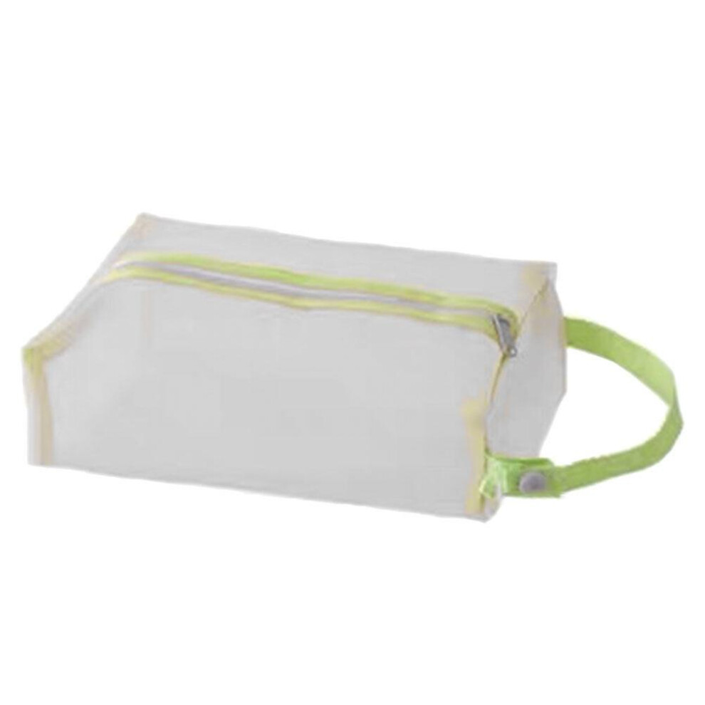 Kricely (As Show, One Size) Clear Toiletry Bag Transparent Travel Toiletry Bag Zippered Airline Toiletry Bag