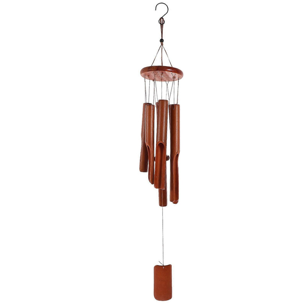 Kricely (As Show, One Size) Patio Wind Chime Outdoor Windchime Hanging Wind Chime Bamboo Wind Chime Decoration