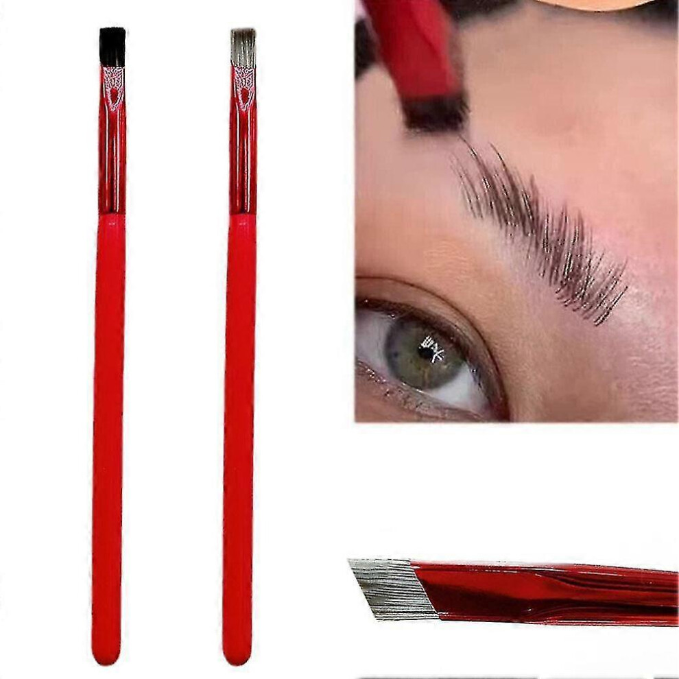 Exsader Not,Specified (As Show, One Size) 2Pcs Multi-Function Eyebrow Brush- Makeup Tool