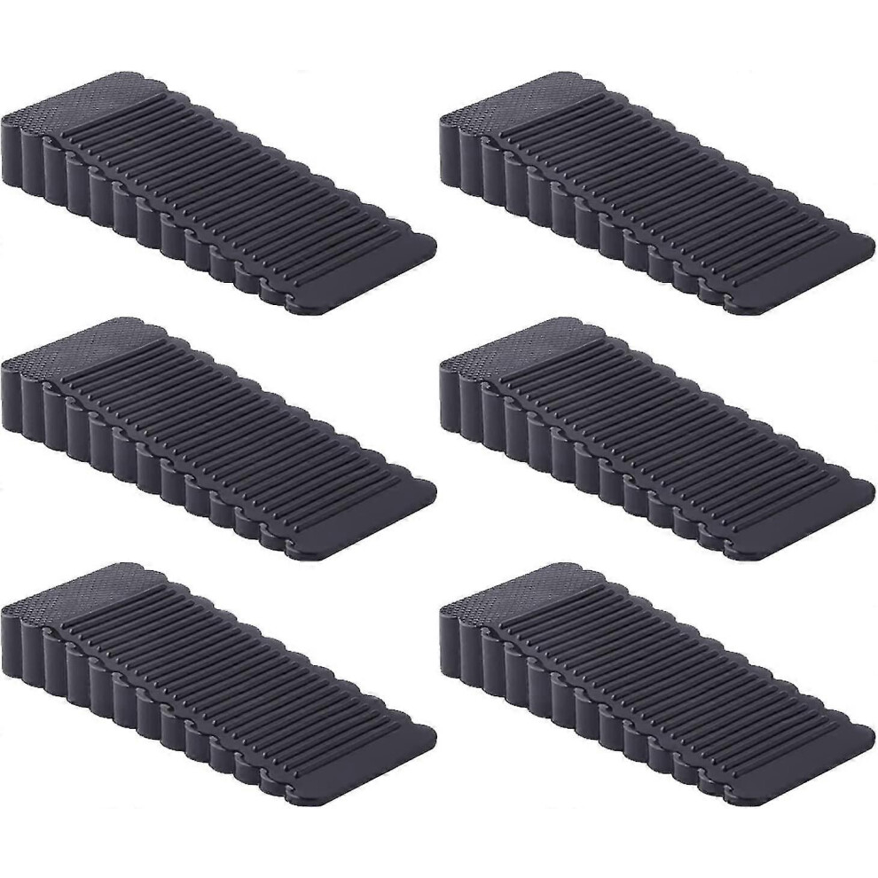 (As show, One size) Pcs Door Stops, Non-slip Rubber Door Stopper (black)