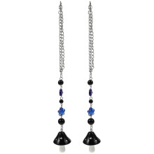 (As show, One size) 2pcs Mushroom Car Hanging Ornaments Creative Evil Eye Rear View Mirror Accessories