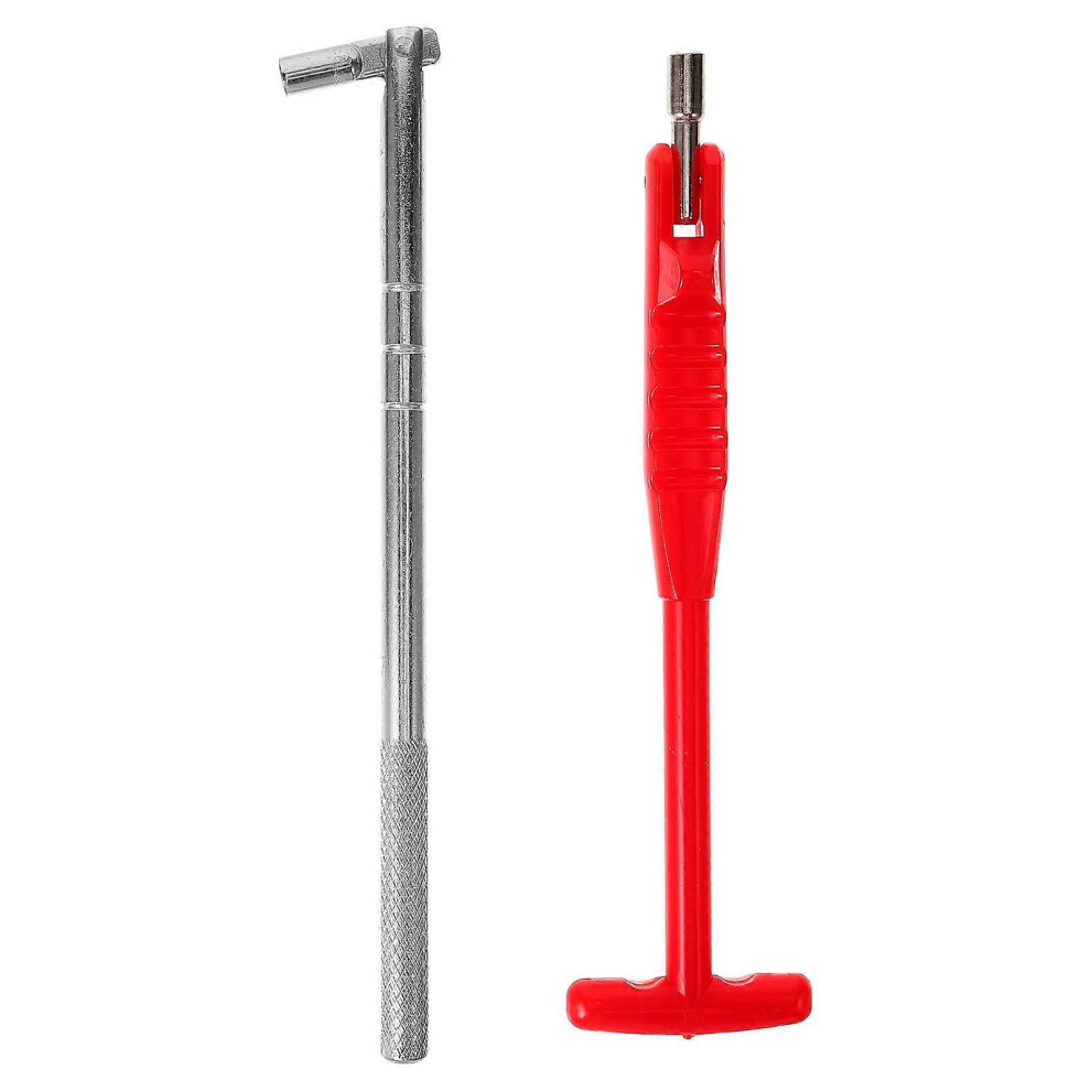 Kricely (As Show, One Size) 2Pcs Valve Stem Puller Tire Valve Stem Puller Valve Stem Removal Tool Accessory