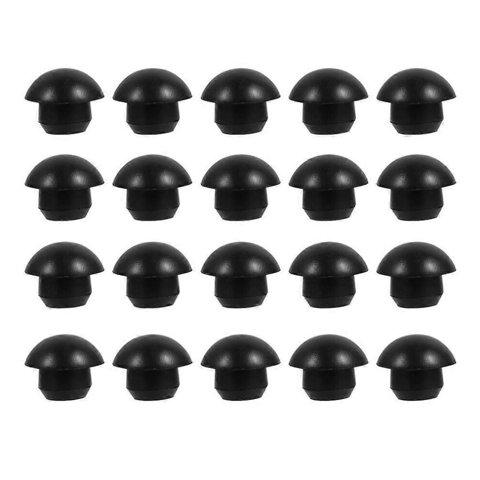 Kricely (As Show, One Size) 100Pcs Rubber Hydraulic Filler Bun Floor Bottle Jack Plugs Oil Filler Plugs