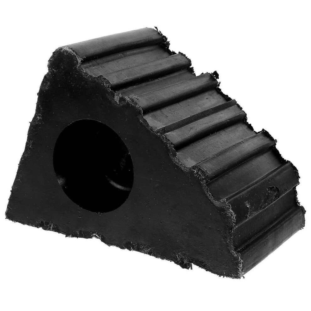 Kricely (As Show, One Size) Wheel Chock Rubber Rv Tire Chock Wheel Chock Wedge Motorcycle Chock Block