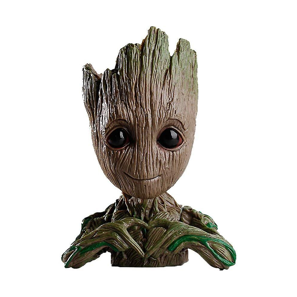(As show, One size) Groot Flowerpot Treeman,cute Flower Pot,pencil Holder,office Organizer,guardians Of The Galaxy Groot Pen Pot-image-OPC-PG857QR-NEW
