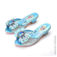 (29, One size) Sandals Slipper Princesse Children High Heel Party Dress