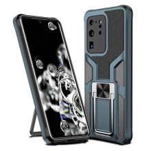 (As show, One size) Case For Samsung Galaxy S20 Ultra Full-body Shockproof Bumper - Cyan