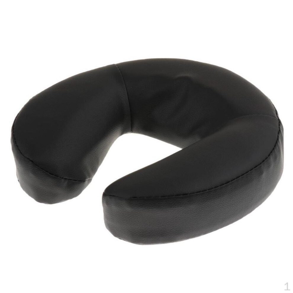 Face Cushion Pillow For Massage Table Bed , Black