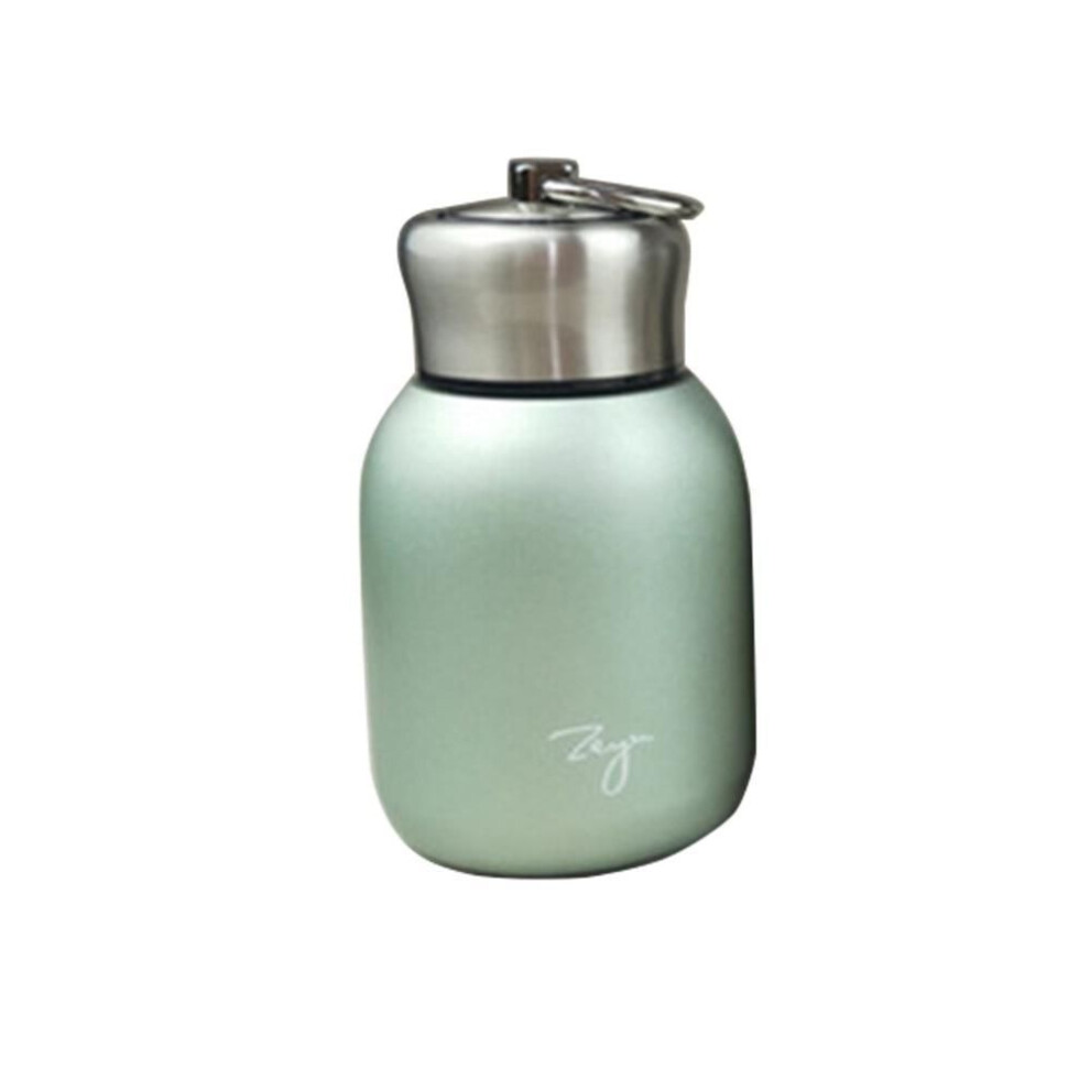 (green) 300ml Fashion Mini Coffee Vacuum Flasks Lovely Stainless Steel Thermos Portable Travel Water Bottle Cups