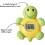 (As show, One size) Bath Thermometer And Clock, Turtle tao 3