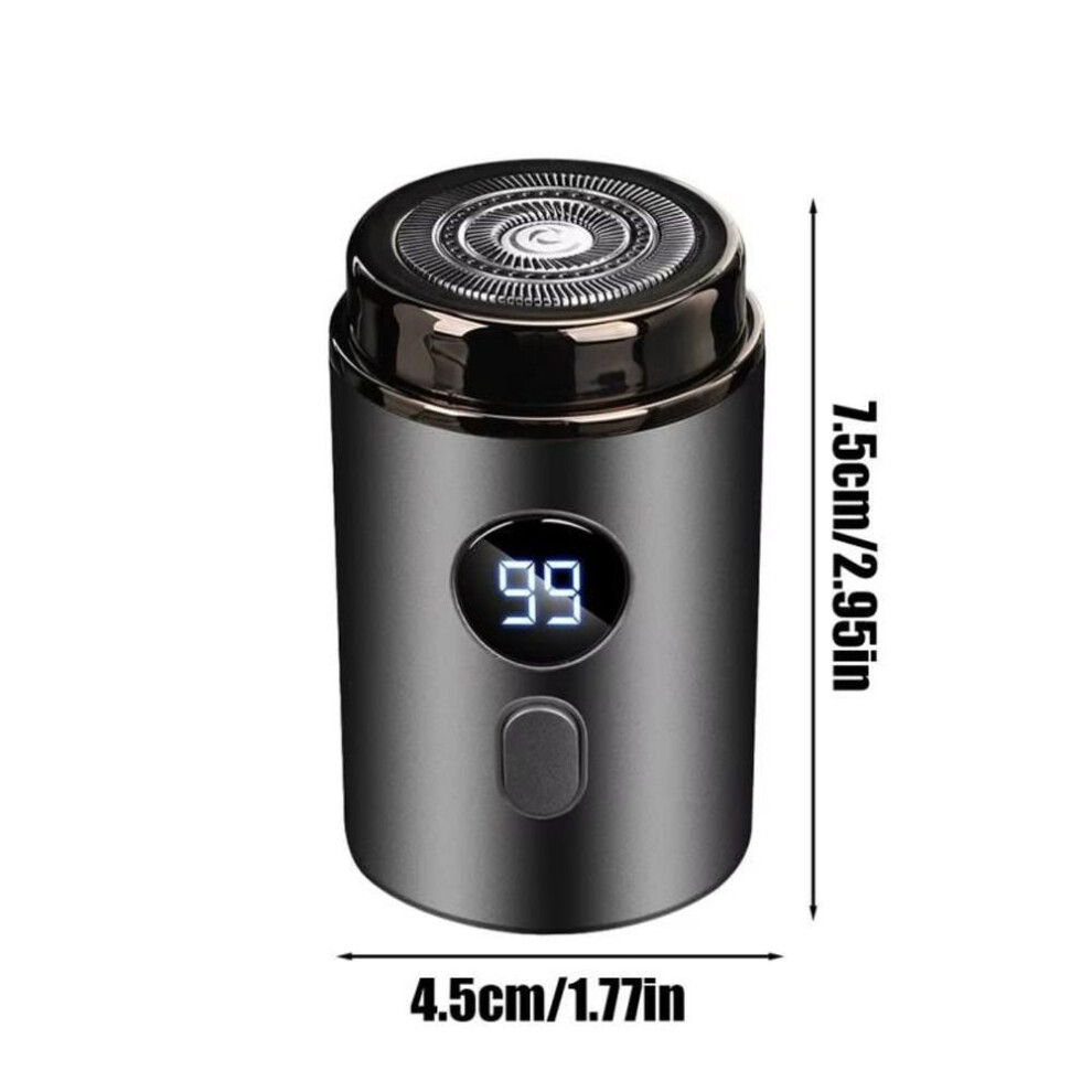 (black) Electric Mini Razor Rechargeable Full Body Wash Travel Car Portable Men&apos;s Razor Painless Cordless Trimmer Knive Face Beard Razor