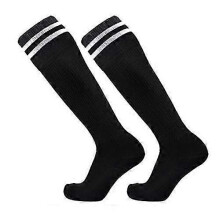 (blue, One size) 1 Pairs Soccer Socks Color Stretchy Compression Knee High Tube Socks Football Athletic Socks For Men Women