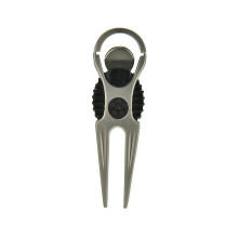 (As show, One size) Anti-slip Silver Golfer Club Golf Divot Tool & Ball Marker Pitch Repair Kit WF SHYTMV