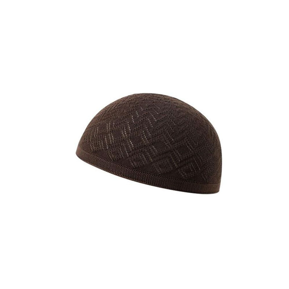 (coffee) Men Unisex Knitted Beanie Cap Islam Jewish India Caps Muslim Men Prayer Hats