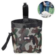 (As show, One size) Dog Treat Pouch Training Bag With Clip, Outdoor Training Dog Snack Reward Waist Pocket Pet Feed Training Pouch