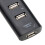 4-Port USB Hub Adapter for Laptop Receiver Computer Accessories Black 6