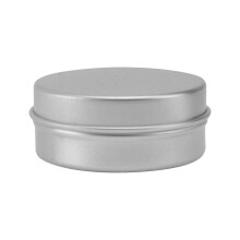 (As show, One size) 15 Ml Makeup Containers Nail Clipper Box Metal Tin Box Mini Tea Tins Empty Aluminum Tin Cosmetic Sample Tin