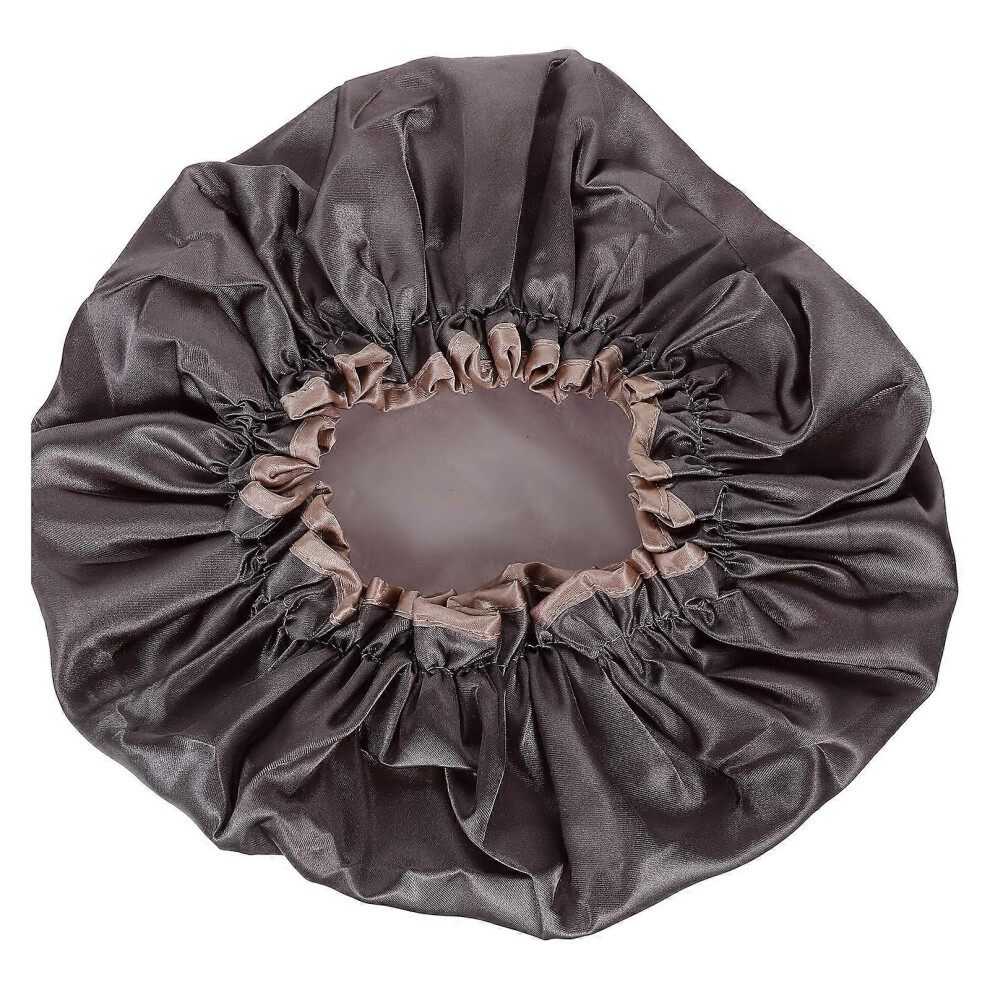 Wrezatro (As Show, One Size) Women Bath Hat Elastic Bathing Hat Breathable Shower Hat Bathroom Sauna Cap