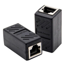 (As show, One size) 2 Pcs Jst Connector Network LAN Connector Female Female Extender Ethernet Adapter Coupler Coupler Extender Lan Connector Coupler