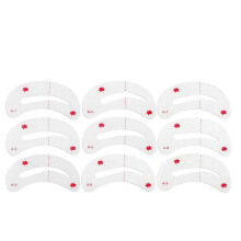(As show, One size) Eyebrow Shaping Stencils Brow Thrush Tools Thrush Card Eyebrow Grooming Card