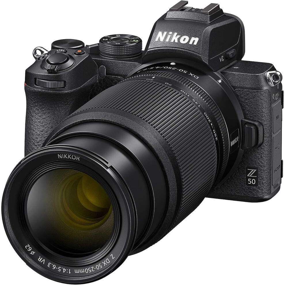 Nikon Z50 Twin Kit (Z DX 16-50mm F/3.5-6.3 VR, Z DX 50-250 F/4.5-6.3 VR) + FTZ II