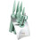 Rockingham Forge Greenworks 7 Piece Knife Block Set Green 1