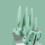 Rockingham Forge Greenworks 7 Piece Knife Block Set Green 2