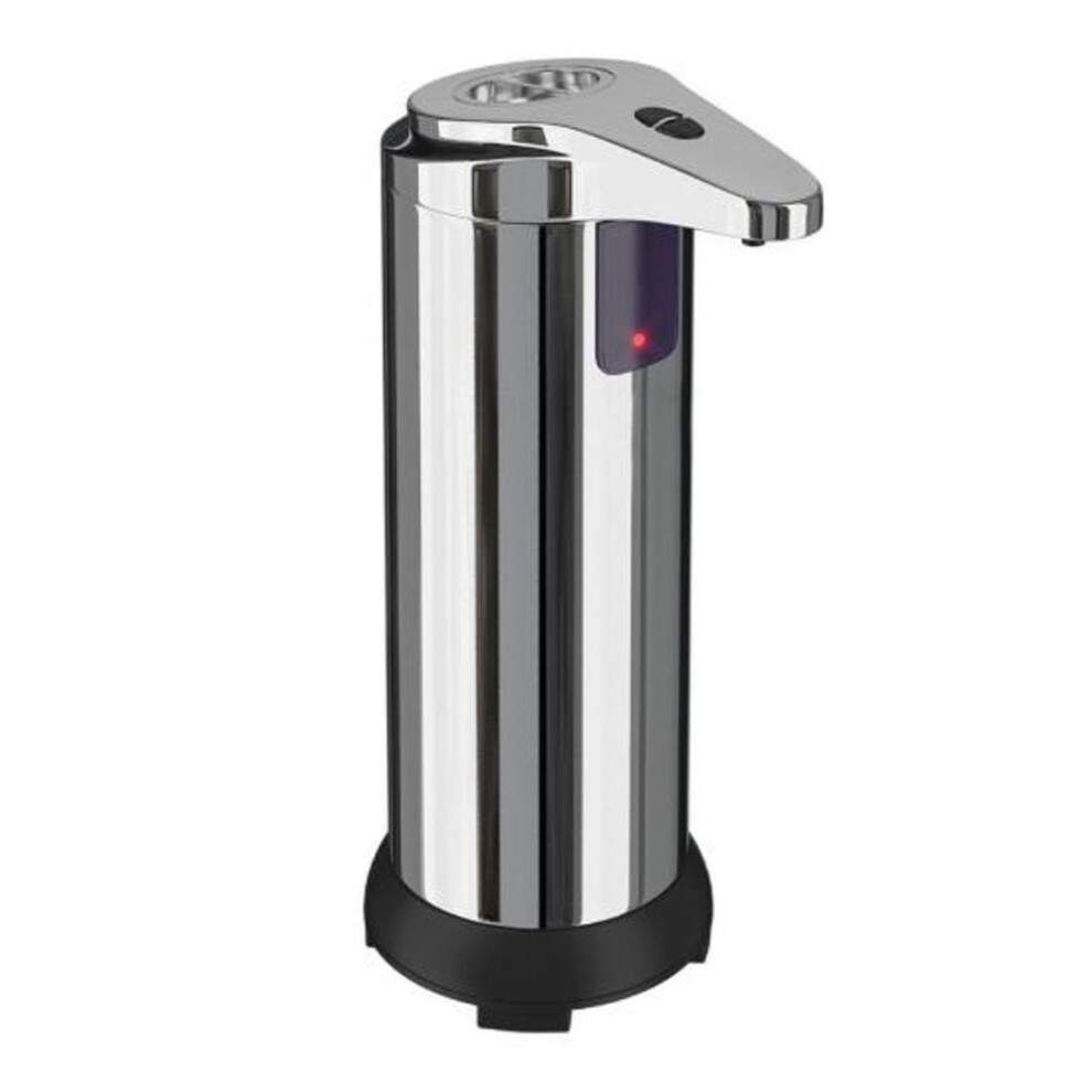 (silver) Touchless Soap Dispenser Stainless Steel Infrared Sensor Dual Button Control Liquid Automatic Soap Dispenser For Bathroom Kitchen Home Hotel