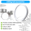 6 Inch Drum Kit Bass Drum Hole Rings Drum Drilling Tool Accessories 8