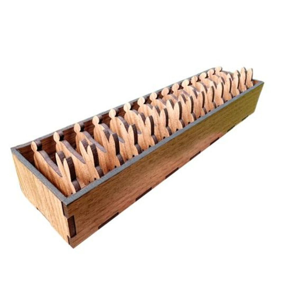 (A) 15pcs Wooden Animal Floss Bobbin With Storage Box Bunny Cat Sheep Cross Stitch Bobbin Embroidery Thread Card Winding Plate Sewing Enthusiast Gift