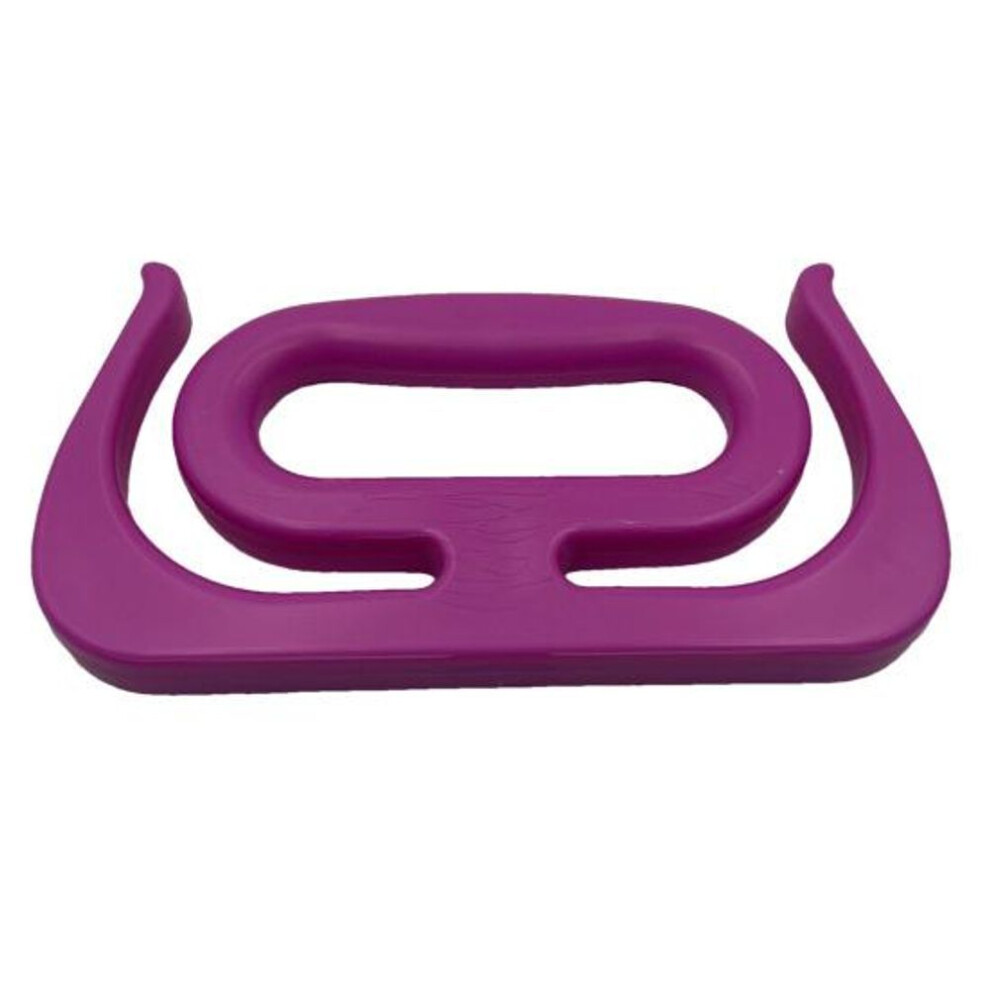 (purple) Lifting Handle Grocery Bag Carrier Duty Purpose Handle Holder Multi Heavy 5 Gallons Bucket