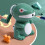 (pink) Dinosaur Pencil Sharpener Cartoon Manual Pencils Easy Sharpener Small Lightweight Learning 7