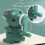 (green) Dinosaur Pencil Sharpener Cartoon Manual Pencils Easy Sharpener Small Lightweight Learning 8