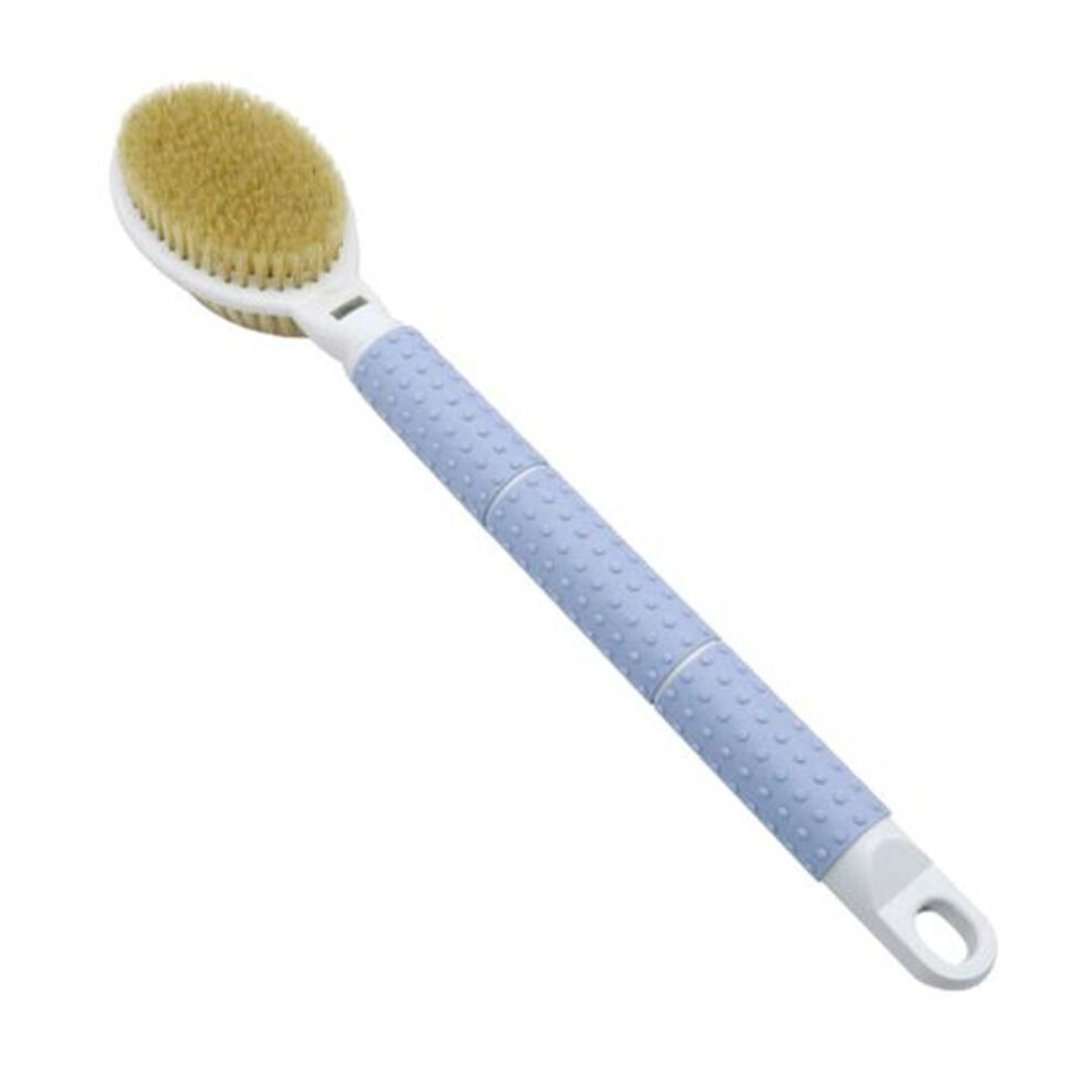 Retractable Shower Brush Double-Sided Exfoliation Telescopic Long Handle Bathroom Back Brush Skin Exfoliation