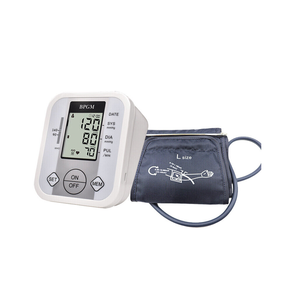 Neatcell Portable Blood Pressure Monitor Smart Pressurized Memory Arm Electronic Sphygmomanometer
