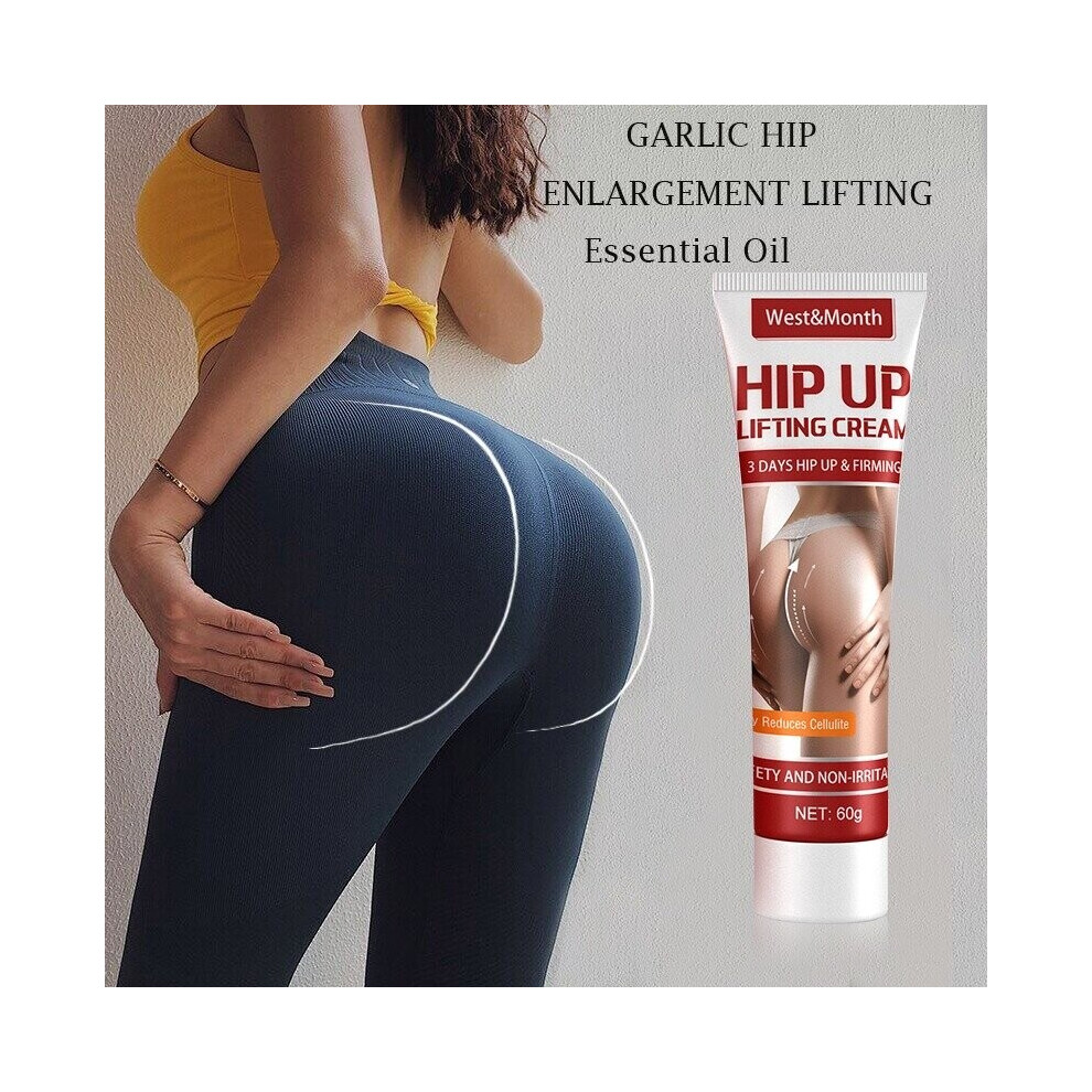 West&Month Cream Booty Butt Buttock Hip Enlargement Lift Up Firm Butt Big Ass Buttock Enhancer