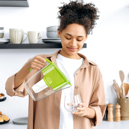 2.9L Jug Water Filter BPA-Free Compact Fridge Fit 2