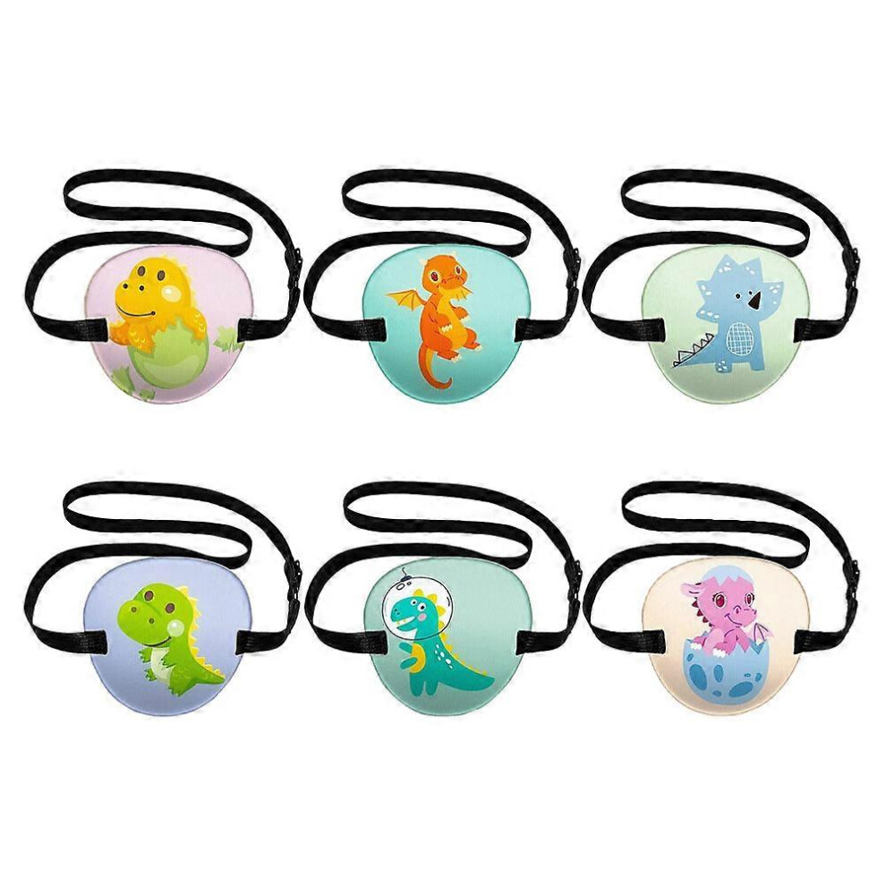 Oltyutc (As Show, One Size) 6Pcs Eye Patches For Kids Amblyopia Eye Patches Single Eye Patches Strabismus Eye Masks