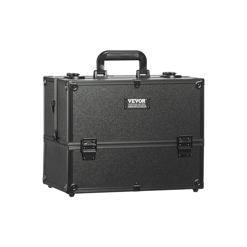 Vevor HZXXSTSZKS00Z8N9WV0 Makeup Train Case 14.6 inch Large Portable Cosmetic Case