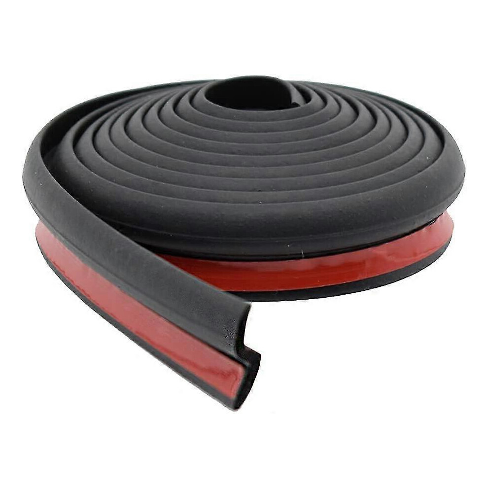 (6m) 4m/13ft Z Shape Car Window Door Rubber Seal Strip Edge Trim Guards Hollow Weatherstrip For Car Window Door Engine Cover
