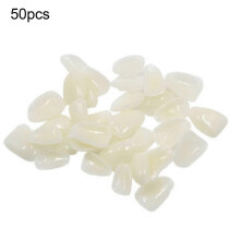 50 Pcs Temporary Resin Sticker Shade Dental Whitening Veneers Teeth Upper Beauty QinHai